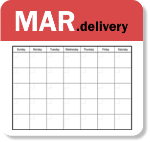 www.mar.delivery, pre-ordered for delivery in March, a corporate monthly domain name for a global, corporate spreadsheet delivery schedule for sale via the NextWorkingDay™ portfolio